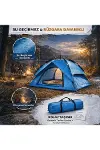 4 Kişilik Otomatik Kamp Çadırı – Çift Katmanlı, Suya Dayanıklı, Hızlı Kurulum Outdoor Aile ve Doğa Ç-3