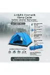 4 Kişilik Otomatik Kamp Çadırı – Çift Katmanlı, Suya Dayanıklı, Hızlı Kurulum Outdoor Aile ve Doğa Ç-4