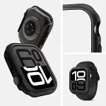 Apple Watch 46mm Seri 11/10 ile Uyumlu Kılıf Thin Fit Black - ACS08601-3