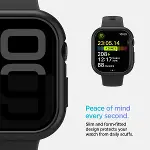 Apple Watch 46mm Seri 11/10 ile Uyumlu Kılıf Thin Fit Black - ACS08601-4