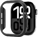 Apple Watch 46mm Seri 11/10 ile Uyumlu Kılıf Thin Fit Black - ACS08601-1