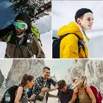Backpack Strap Mount – Telesin GP-BPM-003 GoPro, DJI Osmo Action, Insta360 ile Uyumlu Aksiyon Kamera-4