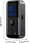 Bluetooth 5.4 Kablosuz Ses Alıcı-Verici Adaptör, LCD Ekranlı, 10 Metre Menzilli, TF Kart Destekli, Y-4