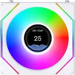 UNI FAN Reverse SL INF LCD FLEX 1x120mm Beyaz Kasa Fanı (G9F.12RSLIND1F1W.00)-4