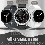 Samsung ile Uyumlu [2025] Metal Hasır Kordon Galaxy Watch 8 44mm/40mm/Classic 46mm için Manyetik Tas-2