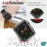Huawei Watch Fit 4 Pro için Kılıf 360 Full Round Soft Silicone Şeffaf [Watch Fit 4 Pro ile Uyumlu Kı-8