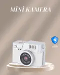 Cep Boy Vintage Dijital Kamera LED Destekli Full HD Video-1
