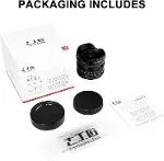 7.5mm f2.8 Mark II APS-C Balıkgözü Geniş Açı Manuel Sabit Lens Canon R Dağı Aynasız Kameralar R RP R-7