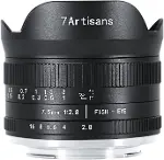 7.5mm f2.8 Mark II APS-C Balıkgözü Geniş Açı Manuel Sabit Lens Canon R Dağı Aynasız Kameralar R RP R-1