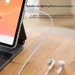 Type C to Lightning Kulaklık Dönüştürücü iPhone iPad Yuva Çevirici Müzik Dinleme Arama OTGKL (2)-2