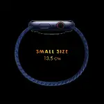 Huawei Honor Magic Watch 2 42mm için Kordon, (Small Size, 135mm) Braided Solo Loop Band Kırmızı [Hon-2