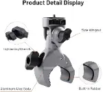 CapLock Süper Sabitleme Kelepçesi, Motosiklet ve Bisiklet Gidon Tutucu-5