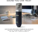 MPM-1000 - Podcast, akış, şarkı söyleme, tele-çalışma ve oyun için masa standı ve kablolu XLR konden-4