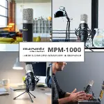 MPM-1000 - Podcast, akış, şarkı söyleme, tele-çalışma ve oyun için masa standı ve kablolu XLR konden-6