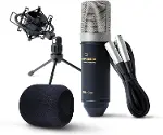 MPM-1000 - Podcast, akış, şarkı söyleme, tele-çalışma ve oyun için masa standı ve kablolu XLR konden-1