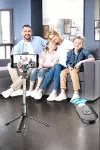 Kumandalı Tripod Telefon Tutucu Selfie Çubuğu 360 Derece Dönebilen-2