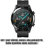 Huawei Watch GT4 46mm Kordon, Silicone RapidBands (Huawei Watch GT4 46mm ile Uyumlu Kordon, Akıllı S-2