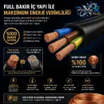 PrimeX PX-PWR15 1.5 Metre PC Power Supply Güç Kablosu, 3x0.75mm Full Bakır PSU Power Kablo, Bilgisay-2