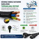 PrimeX PX-PWR15 1.5 Metre PC Power Supply Güç Kablosu, 3x0.75mm Full Bakır PSU Power Kablo, Bilgisay-6