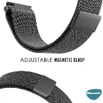 Xiaomi Watch 2 Pro Milanese Loop için Kordon Siyah [Watch 2 Pro ile Uyumlu Kordon - Siyah]-4
