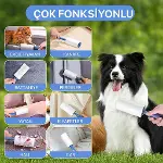 SOGUD Tüy Toplayıcı Set 7 Rulo + 1 Sap – Toplam 420 Yaprak – Kedi Köpek Tüyü ve Toz Temizleyici – Gi-4