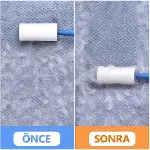 SOGUD Tüy Toplayıcı Set 7 Rulo + 1 Sap – Toplam 420 Yaprak – Kedi Köpek Tüyü ve Toz Temizleyici – Gi-5