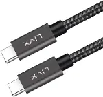 Solid 100W 5A Type C to Type C iPhone 15 Pro Max Plus Hızlı Şarj ve Data Kablosu Halat Örgülü Space-7