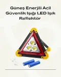 Solar Şarjlı Üçgen LED Park ve İkaz Lambası-1