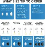 Apple AirPods Pro Generation 1 & 2 için Köpük Kulak Uçları, Çeşitli S, M & L, 3 Çift - Üstün Konfor,-8