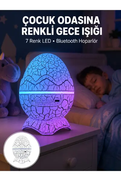 Dinazor Yumurta Gece Lambası Yeni Nesil