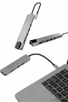 Çevirici Dönüştürücü Adaptör Macbook 3 In 1 Type-C To Hdmı USB 3.0-2