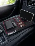 Telefon Standlı Araç İçi Organizer Kaydırmaz Silikon Konsol Düzenleyici Mat-3
