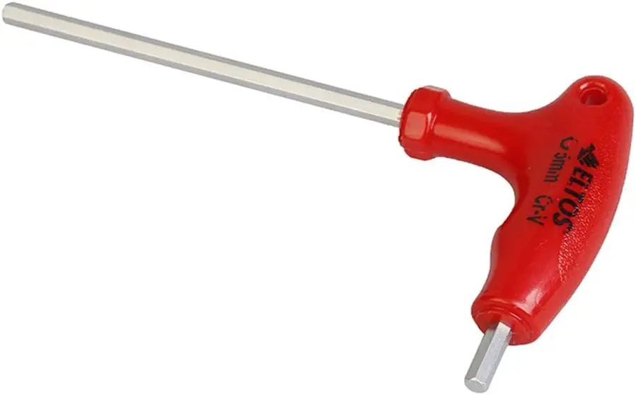 T Tip Alyan Anahtar, Ergonomik Saplı, Kavisli Tasarım, Yüksek Vasıflı Krom Vanadyum Çelik, Profesyon