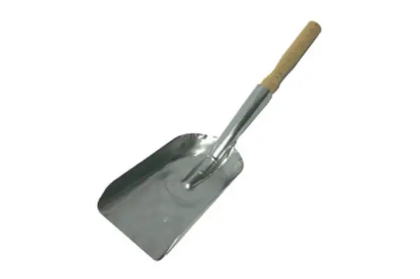 METAL KÜÇÜK - DAR GALVANİZ KÜREK AHŞAP SAPLI (4745)