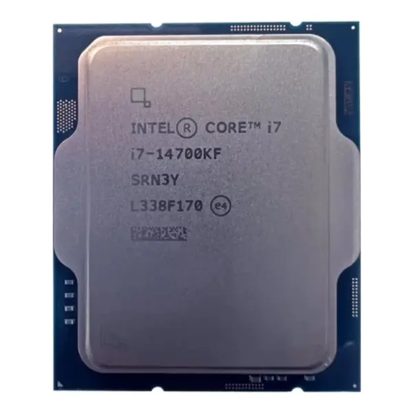 Raptor Lake i7-14700KF TRAY VGA'sız, FANSIZ 20C 3,40/5.50Ghz 33MB LGA1700