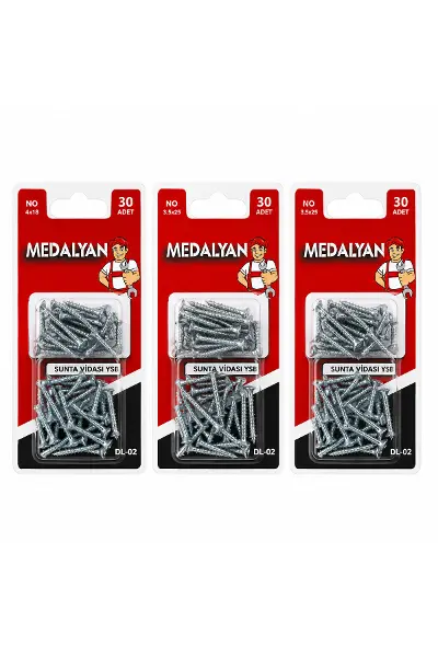 360 Adet 3.5X25 Sunta Vidası 12X30PCS