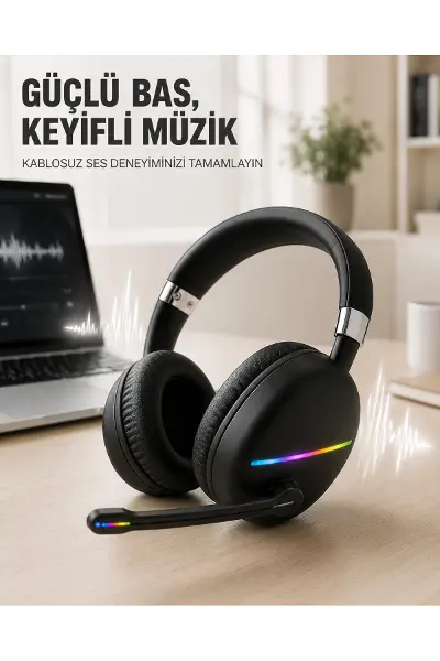Rgb Siyah Kulaklık MAX-17