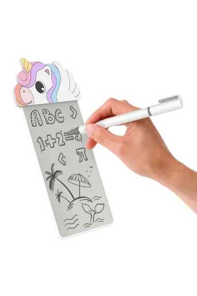 Silikon Figürlü Manyetik Mini Yazı Tahtası 5,5" - 14 cm