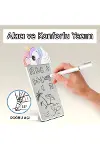 Silikon Figürlü Manyetik Mini Yazı Tahtası 5,5" - 14 cm-2