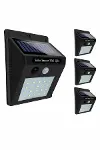 Solar Sensörlü Duvar Lambası Bahçe Lamba 20 Led Işık-4