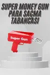 Para Dolar Saçma Para Atma Tabancası Otomatik Kırmızı Oyuncak-2
