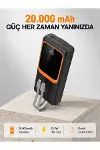 Powerbank 20000 mAh 22.5W Hızlı Şarjlı ve Kompakt Çoklu Kablo Çıkışlı-1