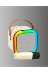 Taşınabilir Karaoke Mikrofon Seti Bluetooth Hoparlörlü Yeni Nesil-3