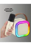 Taşınabilir Karaoke Mikrofon Seti Bluetooth Hoparlörlü Yeni Nesil-4