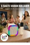 Taşınabilir Karaoke Mikrofon Seti Bluetooth Hoparlörlü Yeni Nesil-1