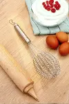Lüks Örgülü Paslanmaz Çelik Çırpıcı & Profesyonel Hamur Ve Sos Karıştırıcı (32 cm)-5