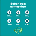 Prima Aktif Bebek Süper Paket Bebek Bezi 4 Beden 52 Adet-6
