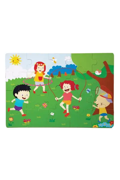 1276- İlkbahar Ahşap Yer Puzzle