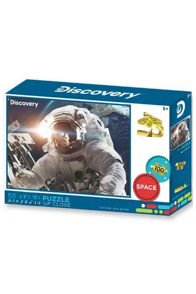 Uzayda Astronot Puzzle 100 Parça