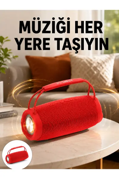 IPX6 Su Geçirmez Bluetooth 5.1 Taşınabilir Hoparlör Çift 10W Yeni Nesil